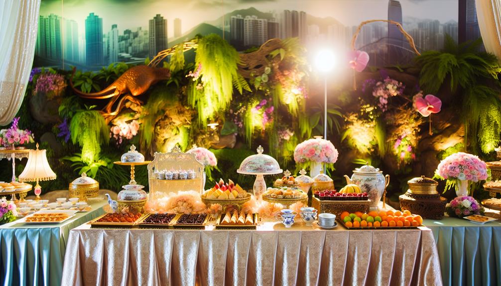 customized bridal shower catering