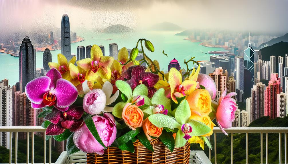 flowers for hong kong