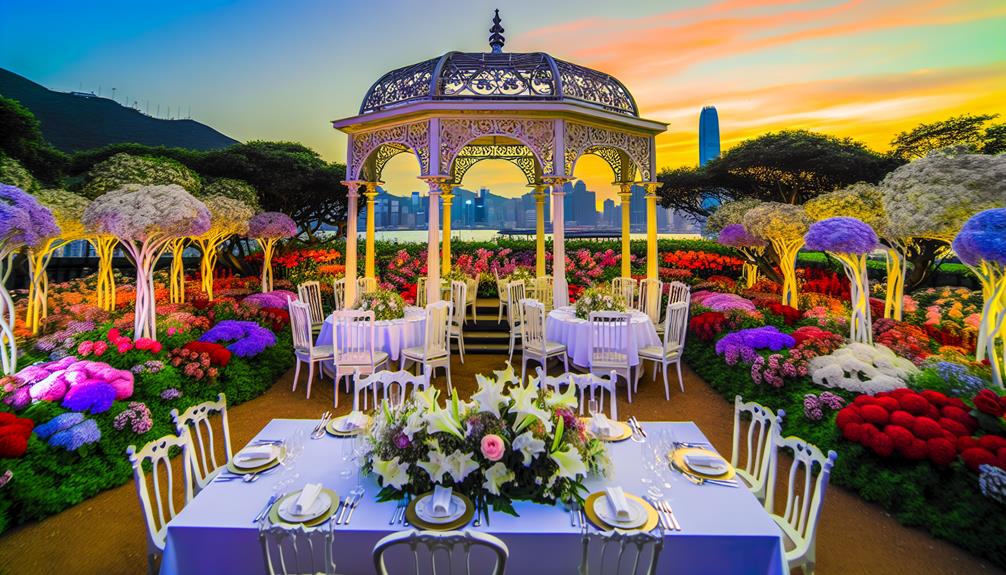 outdoor bridal shower venues