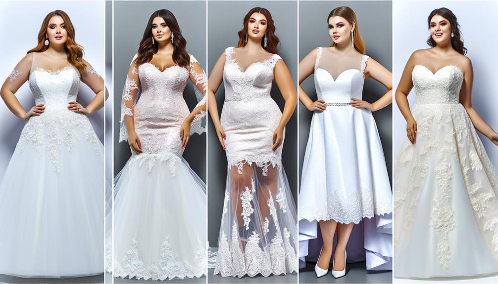 plus size wedding dresses